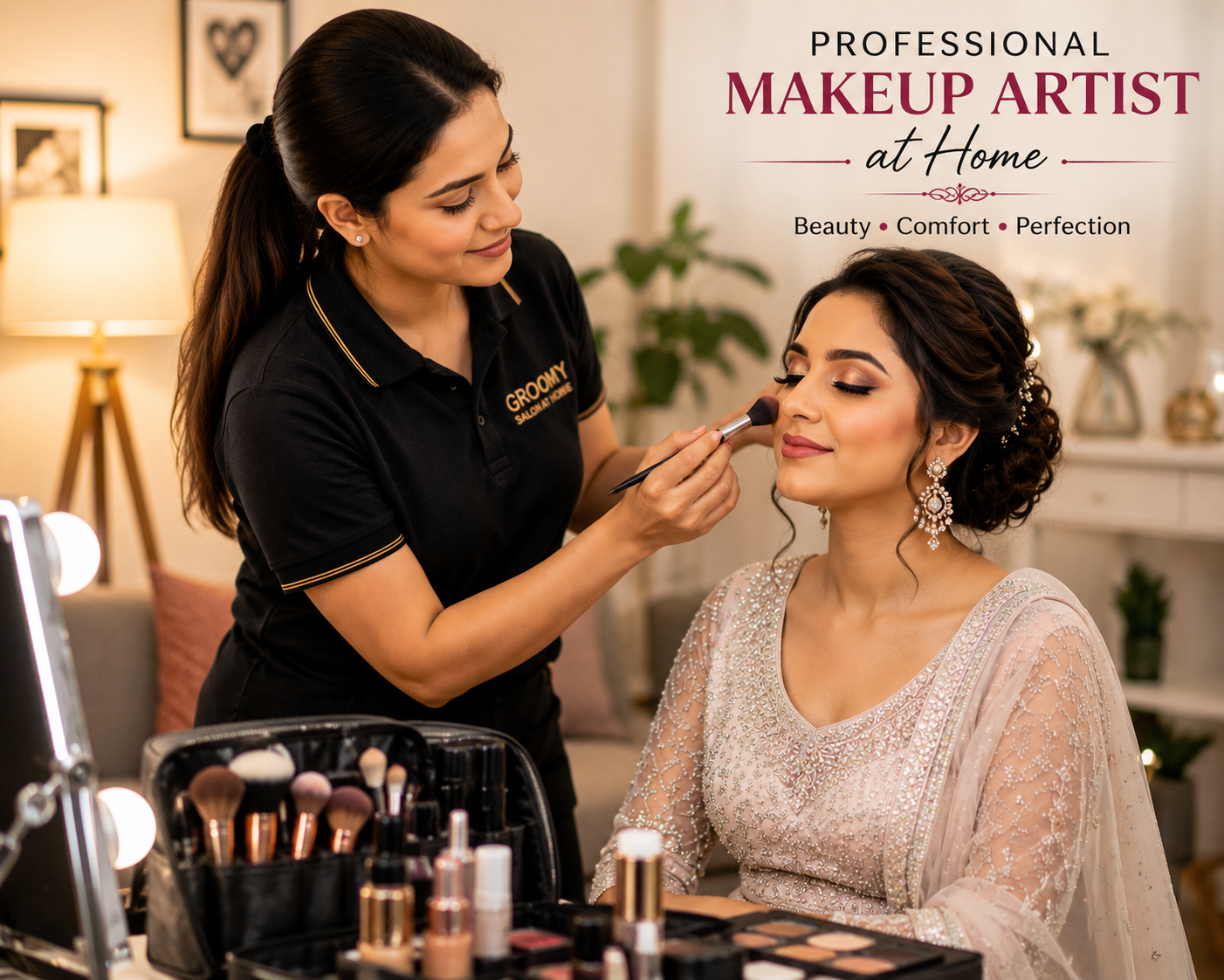 Professional Makeup Artist Home Service