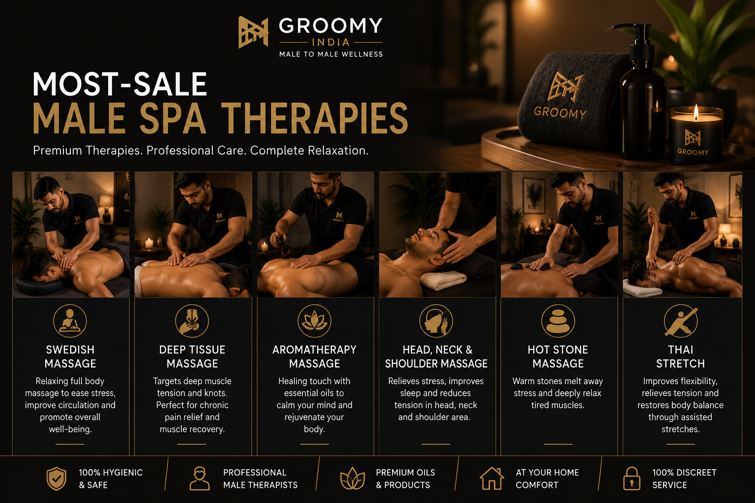 Most popular male spa therapy