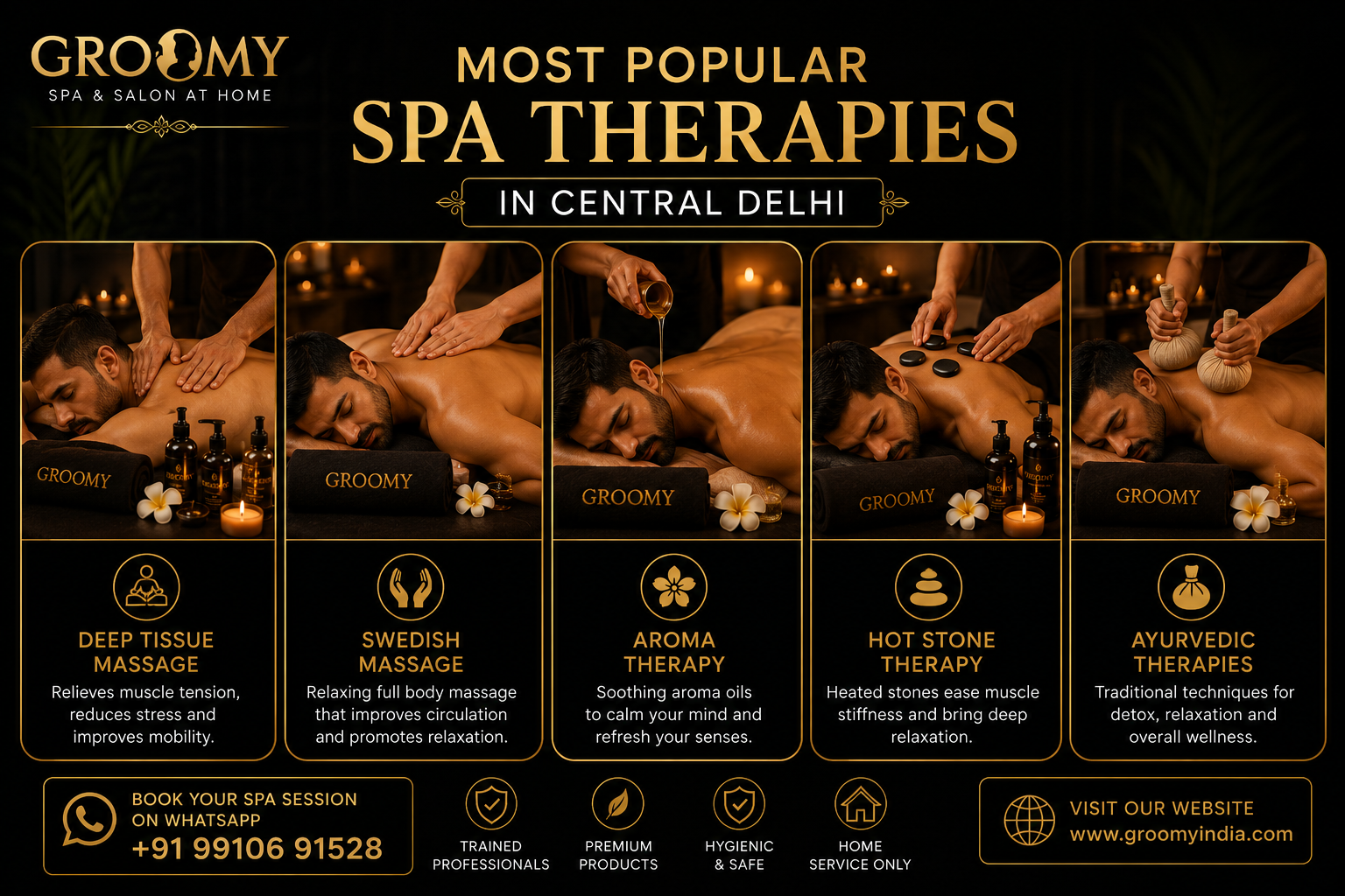 Popular spa therapies available in Central Delhi
