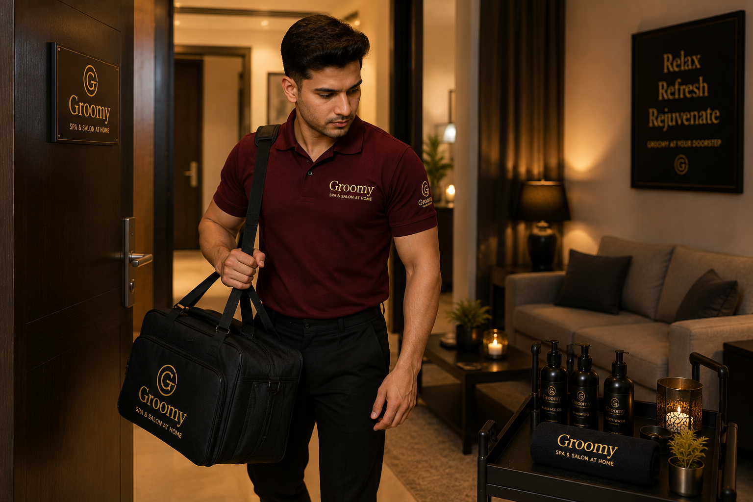 Groomy professional male therapist in East Delhi