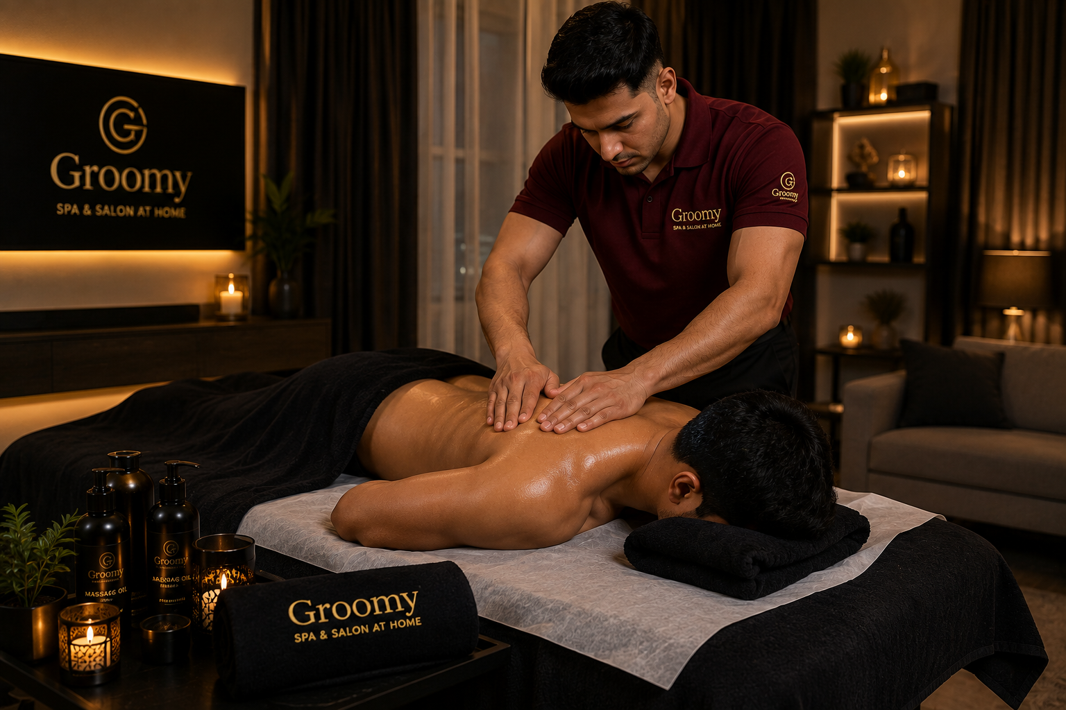 Professional massage experience at home in East Delhi