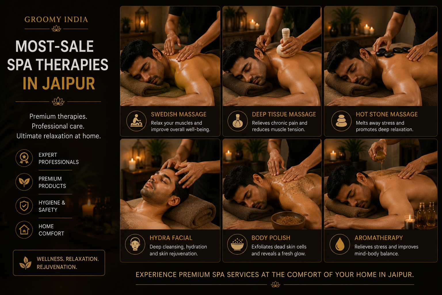 Most popular spa therapies in Jaipur
