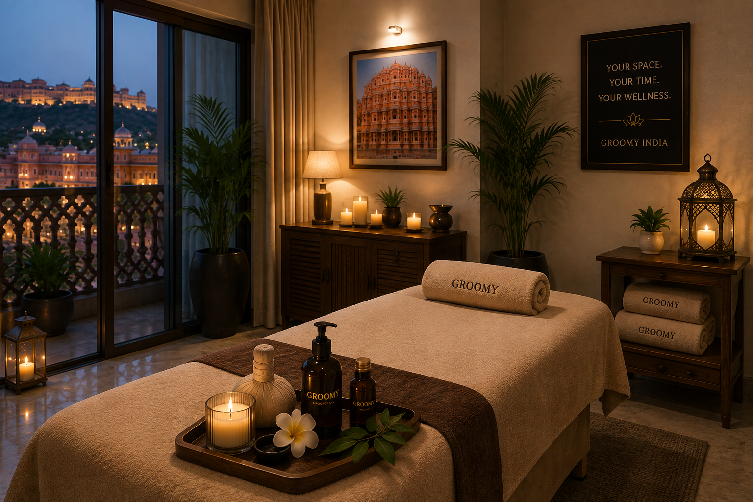 Premium home spa setup in Jaipur