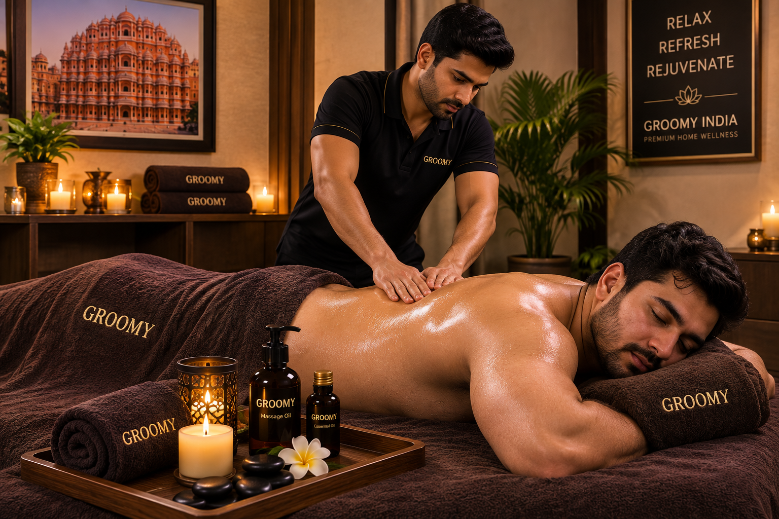 Premium Spa at Home in Jaipur for Men