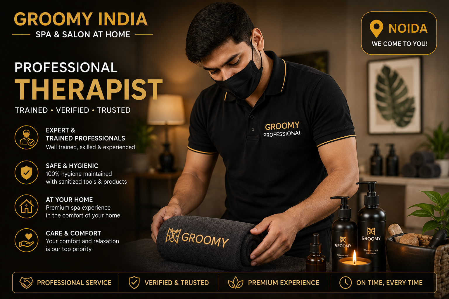 Professional male therapist in Noida